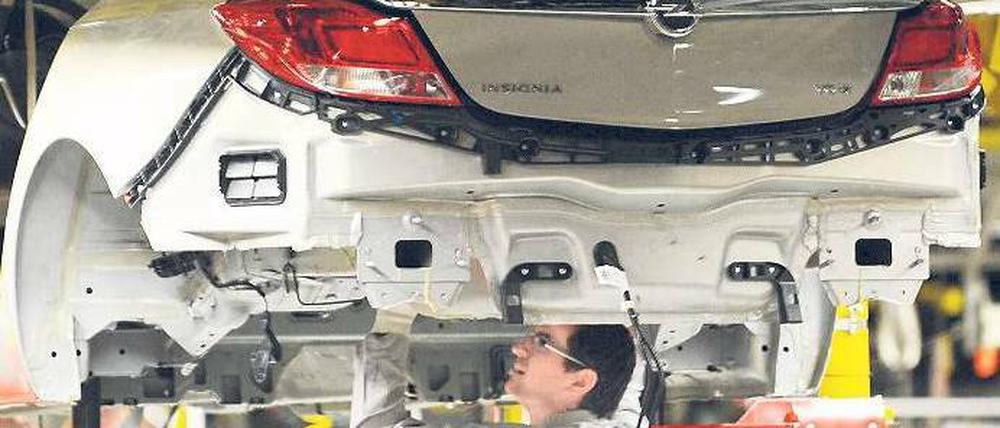 Out of Rüsselsheim. Im Opel-Stammwerk wird der Insignia montiert.Foto: ddp