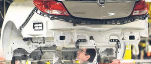 Out of Rüsselsheim. Im Opel-Stammwerk wird der Insignia montiert.Foto: ddp