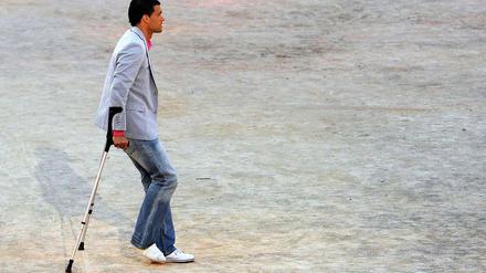 Derzeit schwer verletzt: Michael Ballack.