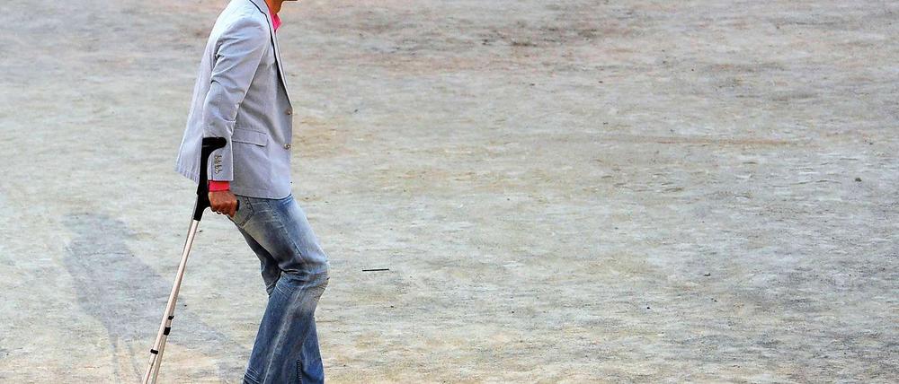 Derzeit schwer verletzt: Michael Ballack.