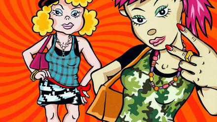 Zwischen Reeperbahn und Schulterblatt daheim: Liz und Gwen sind die die „Schanzen-Babes“.