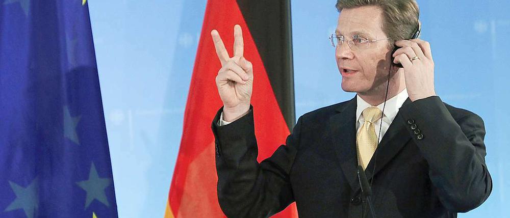Auf Sieg stehen die Zeichen für FDP-Chef Westerwelle und seine Partei derzeit nicht.