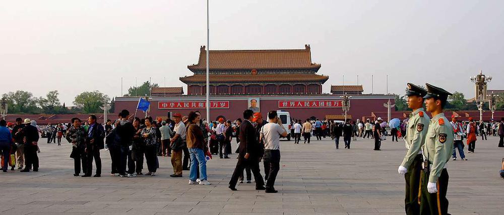 Größer geht's nicht. Der Platz des Himmlischen Friedens in Peking.