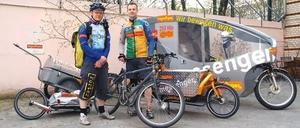 Schnell und sauber: Fahrradkuriere umfahren den Stau in der Innenstadt und sind dabei umweltfreundlich.