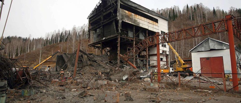 "Raspadskaja" ist das größte Kohlebergwerk seiner Art in Russland.