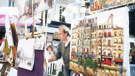 Montmartre. Seit Amélie die Kinobesucher becircte, ist das legendäre Kunstviertel noch attraktiver geworden. Foto: Mauritius Images