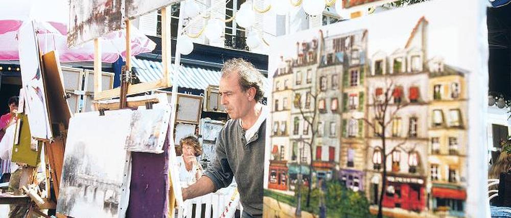 Montmartre. Seit Amélie die Kinobesucher becircte, ist das legendäre Kunstviertel noch attraktiver geworden. Foto: Mauritius Images
