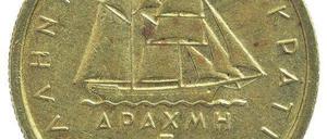 Rückkehr zur Drachme. Deutsche Politiker wünschen sich, dass Griechenland aus der Euro-Zone aussteigt. Anleger steigen derzeit aus Anleihen aus und in Aktien ein. Foto: imago