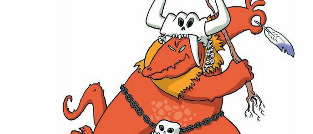 Drachist Marvin ist eine der Hauptfiguren der Serie