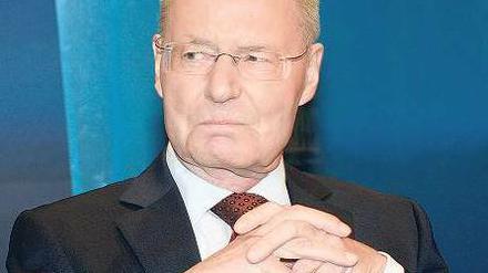Erinnerungslücken. Hans-Olaf Henkel, der ehemalige Präsident des Bundesverbandes der deutschen Industrie, war Aufsichtsrat der IKB-Bank, die fast pleitegegangen wäre. Foto: p-a/ZB