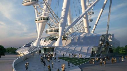 Das Riesenrad am Zoo könnte eine Luftnummer bleiben. 