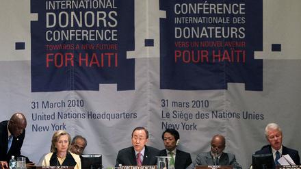 UN Hosts International Aid Conference On Haiti