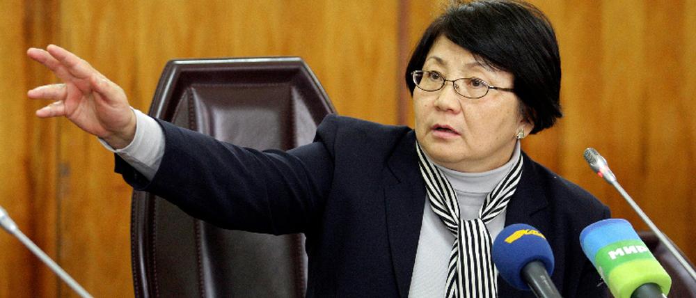 Unruhen in Kirgistan - Designierte Regierungschefin Otunbajewa