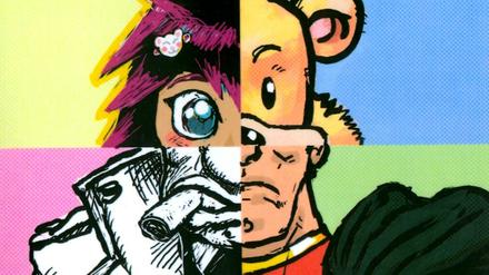 Macht der Bilder. Die Titelillustration des Bandes zeigt die vielen Facetten des Themas.