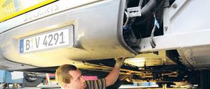 Ausgedünnt. Vor allem Doppeldecker werden aus dem Verkehr gezogen. Foto: Heinrich