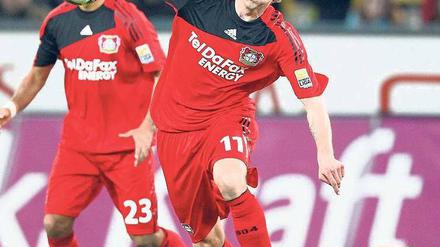 Die Spitze strauchelt. Stefan Kießling fällt mit einem Muskelfaserriss aus. Foto: dpa