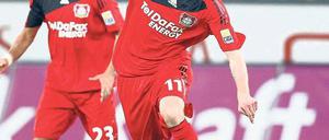 Die Spitze strauchelt. Stefan Kießling fällt mit einem Muskelfaserriss aus. Foto: dpa