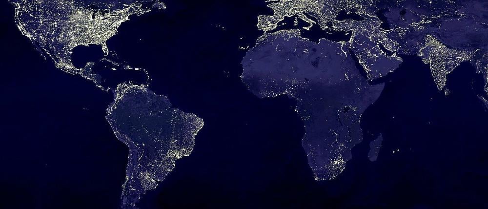 Entlang der Zeitzonen rollt die "Earth Hour" einmal um den Erdball.