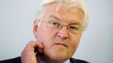 Der SPD-Kanlerkandidat Frank-Walter Steinmeier