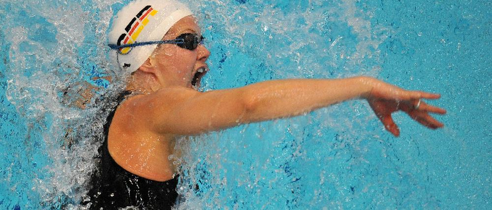 DM Schwimmen - Weltrekord für Britta Steffen