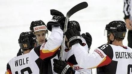 Eishockey-WM - Ungarn - Deutschland