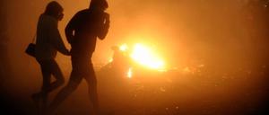 Randale in Kreuzberg