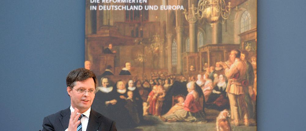 Eröffnung der Calvin-Ausstellung im Deutschen Historischen Museum in Berlin
