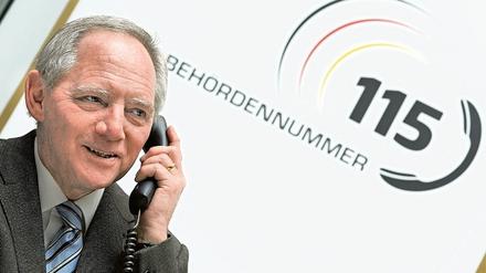 Schaäuble115 Behördennummer