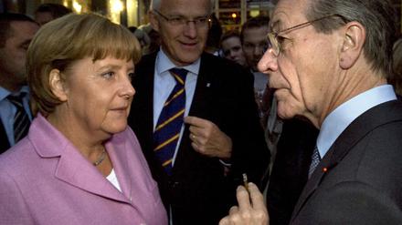 Merkel und Müntefering