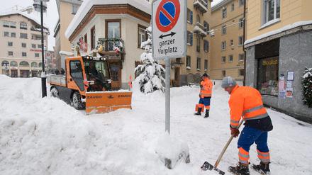 Schnee in der Schweiz