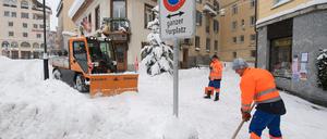 Schnee in der Schweiz