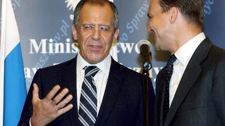 Lawrow und Sikorski