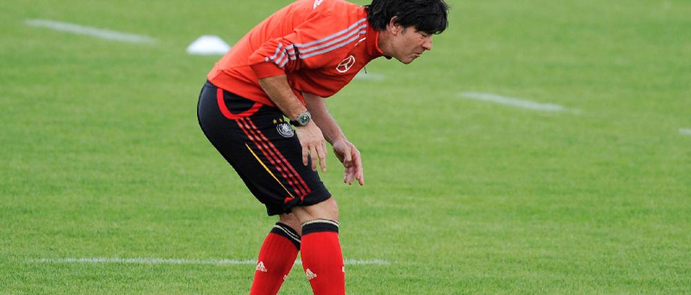 Training deutsche Fussball Nationalmannschaft