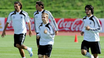 Training deutsche Fussball Nationalmannschaft