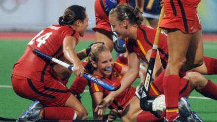Peking 2008 - Hockey Frauen Deutschland - Großbritannien