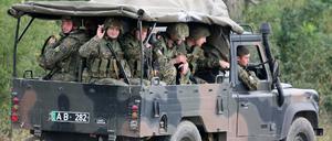Georgische Soldaten