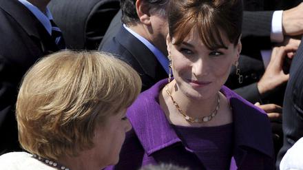 Merkel und Bruni
