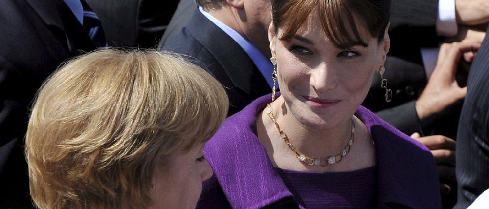 Merkel und Bruni
