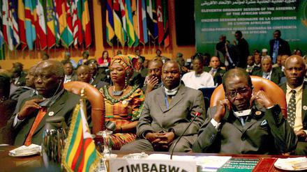 Gipfel der Afrikanischen Union in Scharm el Scheich - Mugabe