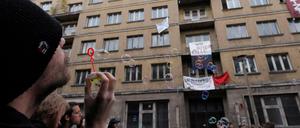 Hausbesetzung am Michaelkirchplatz