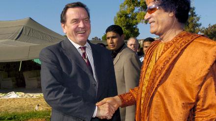 Schröder Gaddafi