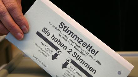 Wahlzettel