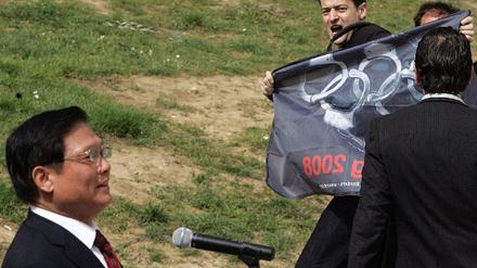 Störung der Olympia-Zeremonie