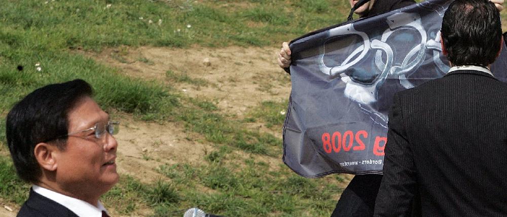 Störung der Olympia-Zeremonie