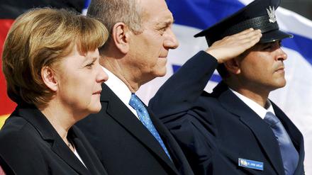 Merkel und Olmert