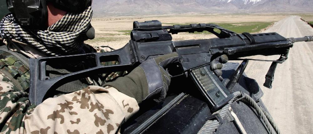 Deutscher Soldat in Afghanistan