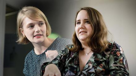 Ria Schröder (l) und Ricarda Lang