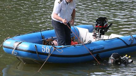 Leiche im Neckar