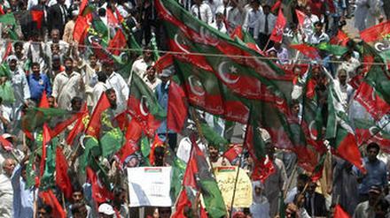 Demonstrationen in Pakistan