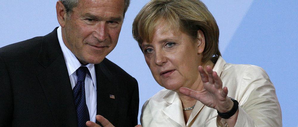 Merkel und Bush